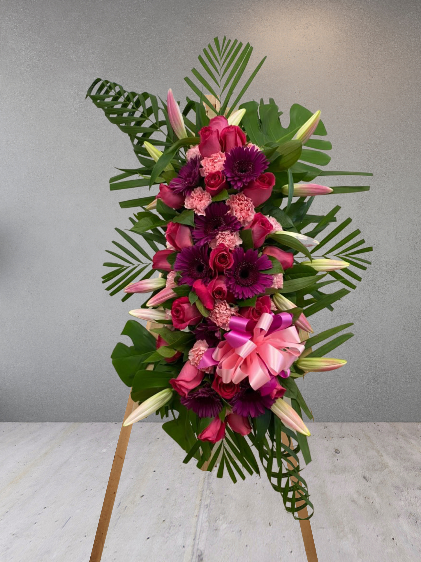 Pink Serenity Standing Spray