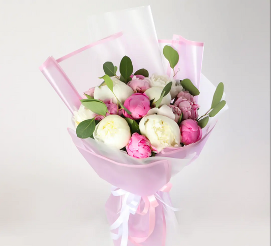 Mixed Peony Arrangement