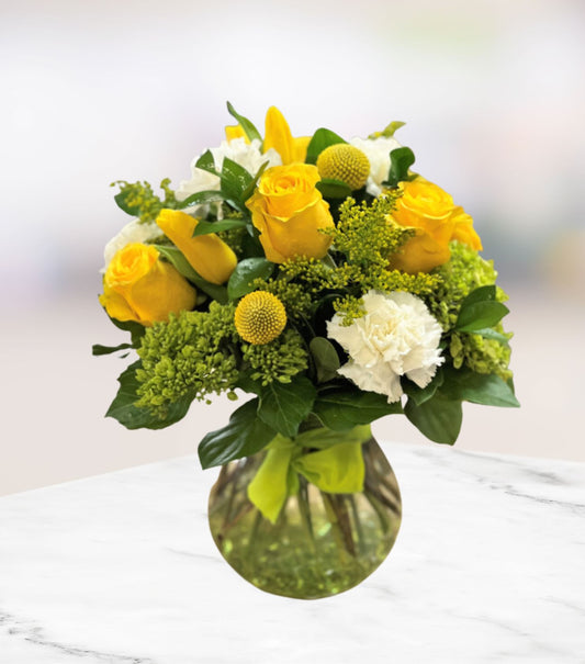 Golden Glow Arrangement