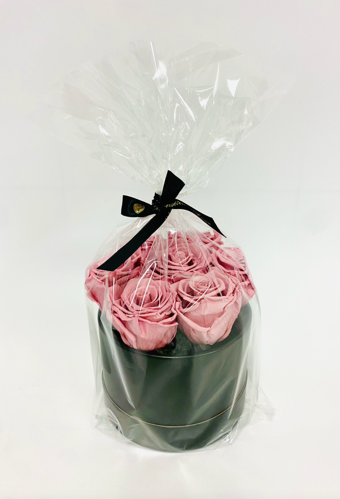 Paquete de rosas rosadas preservadas