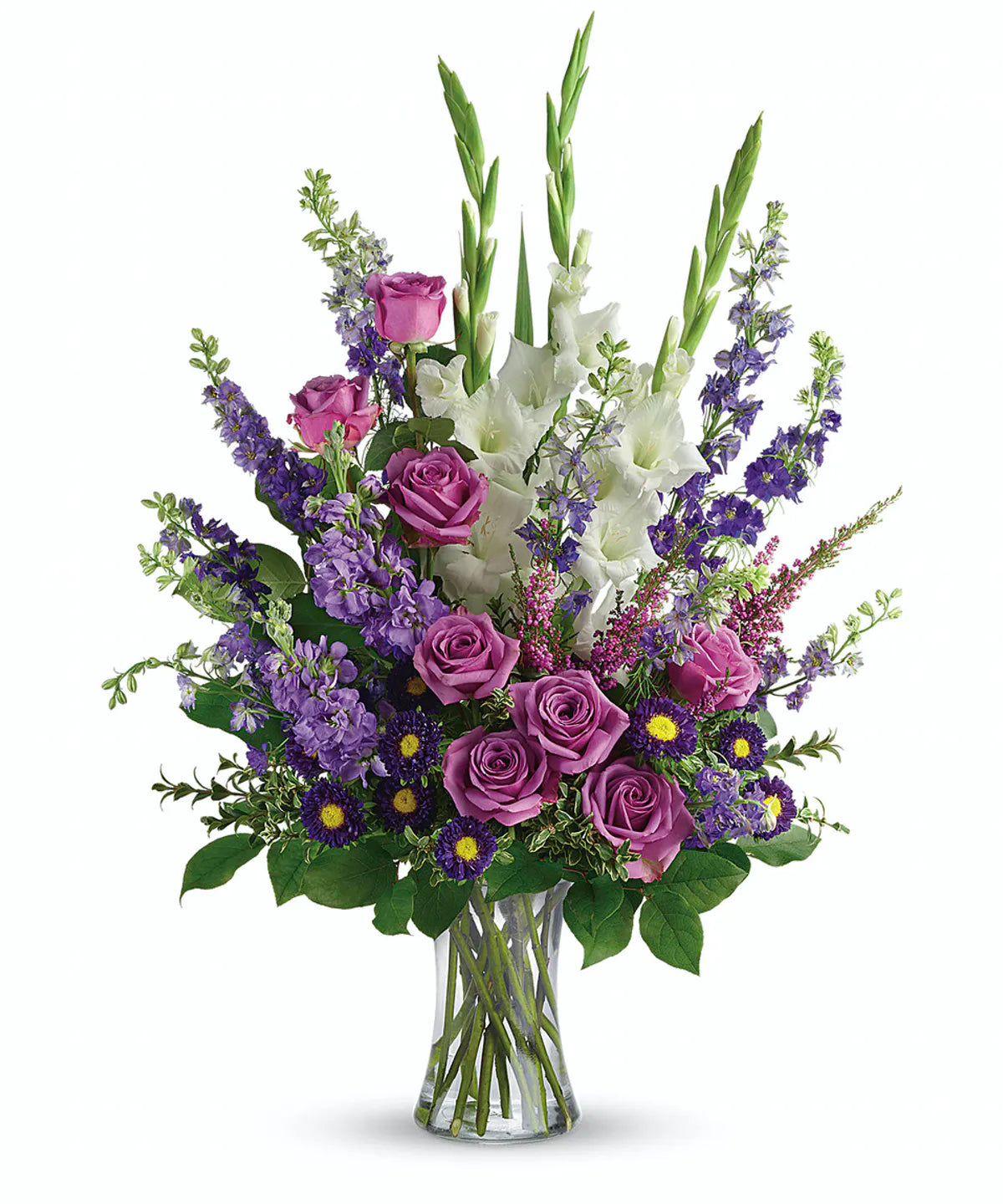 Mixed flower sympathy arrangement