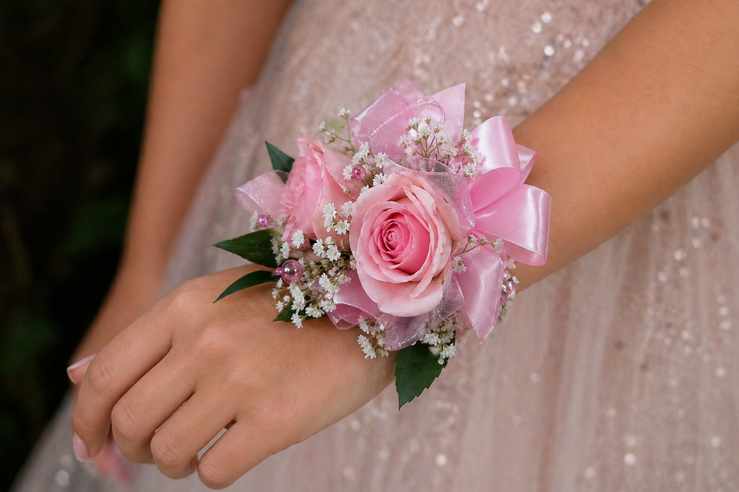 Pink Corsage
