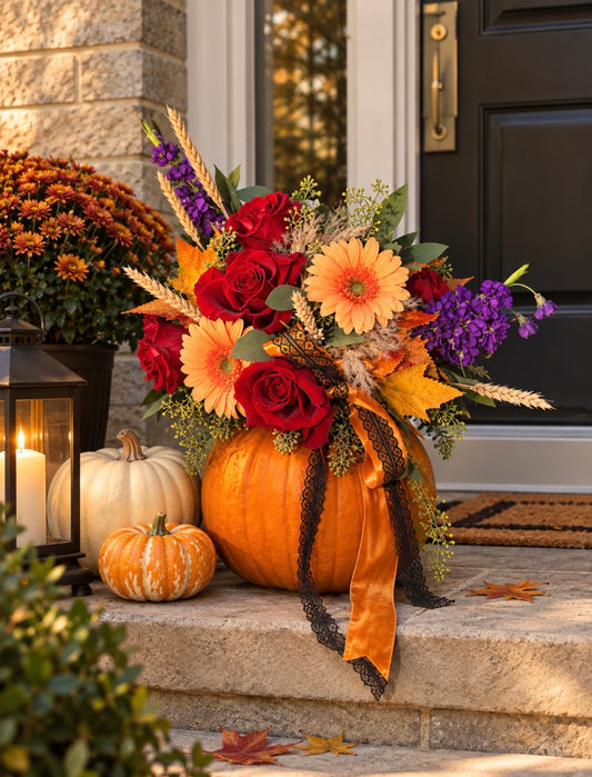 Pumpkin Table Arrangement
