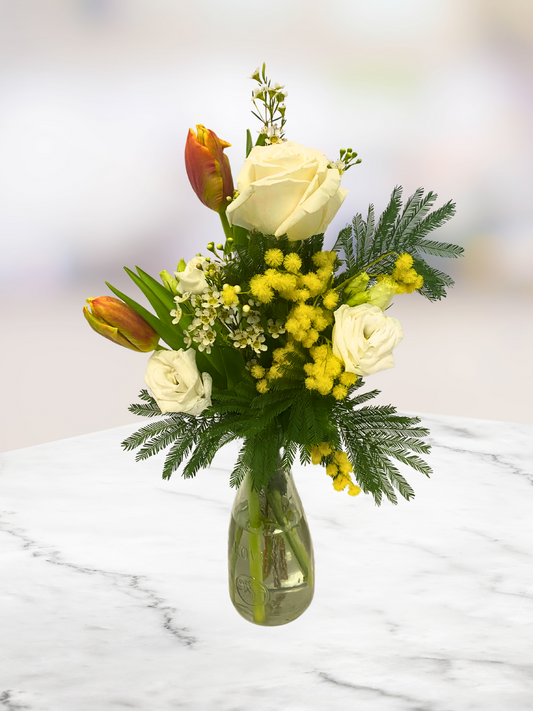 Women's Day Special Mimosa Vase Arrangement
