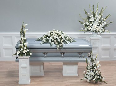 Serene Remembrance White Collection | 4 Arrangements