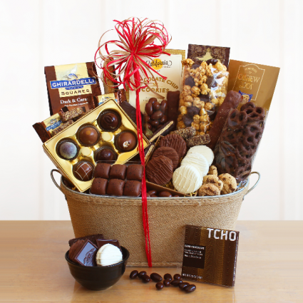 Chocolate Lovers Gift Basket