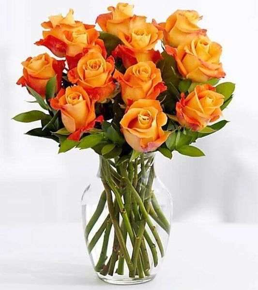rosas naranjas