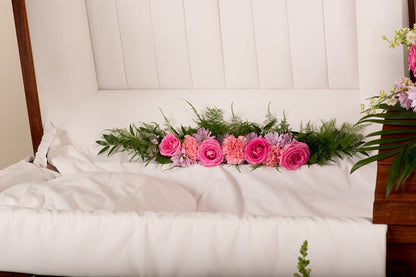 Interior casket spray (mixed flowers)