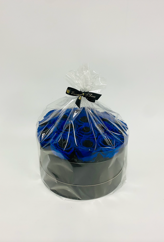 Blue Preserved Roses Bundle