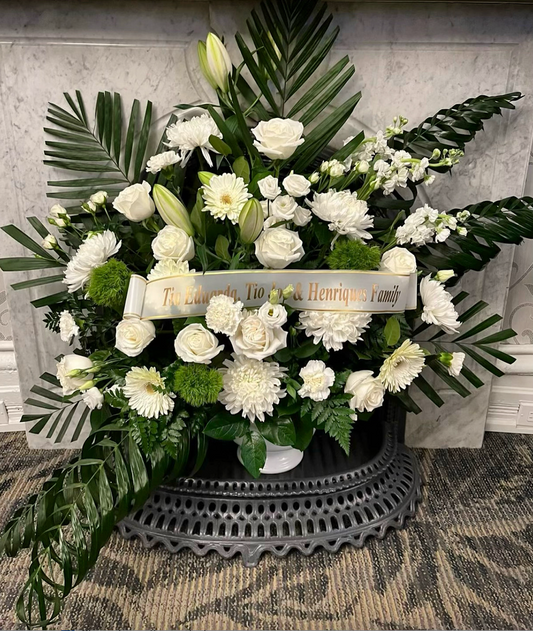 White Funeral Tribute