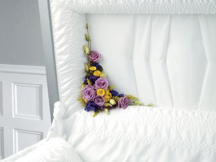 Interior casket spray (mixed flowers)